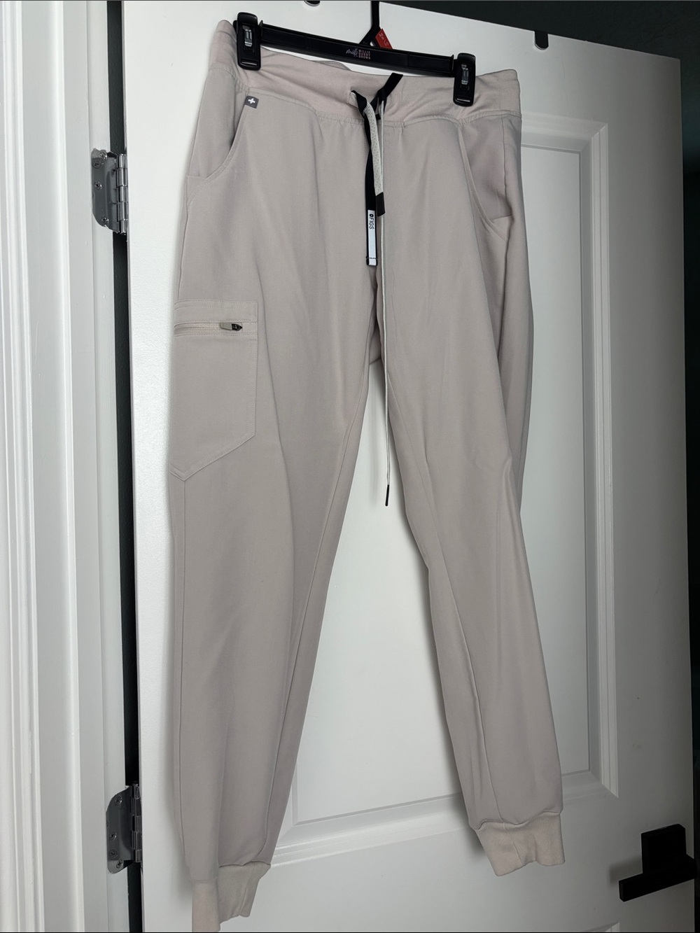 Figs women Jogger Pants in Light Beige